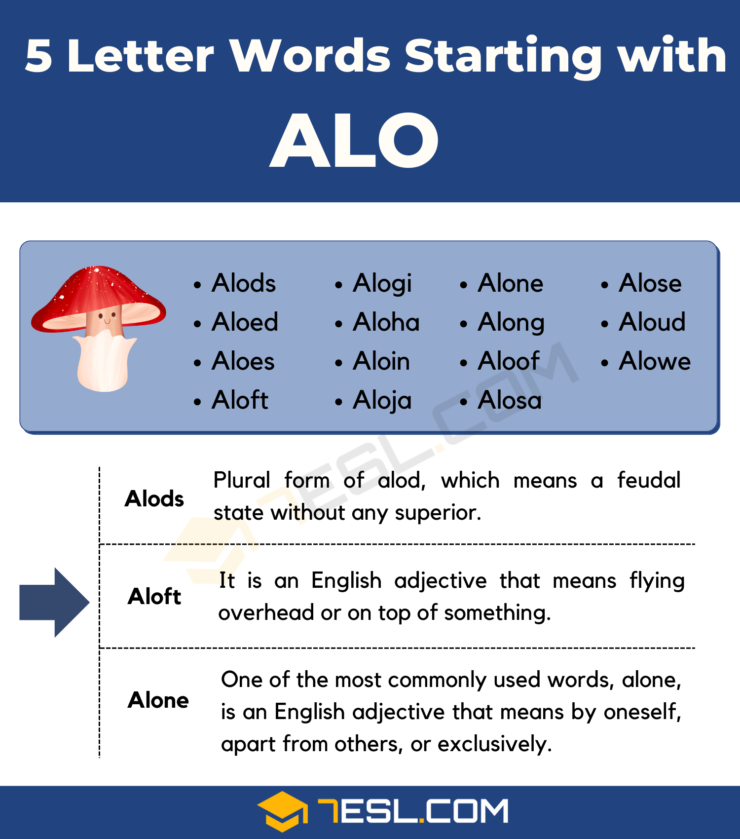 5 letter words ending ola