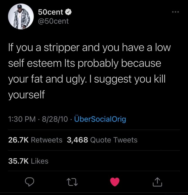 50 cent stripper tweet