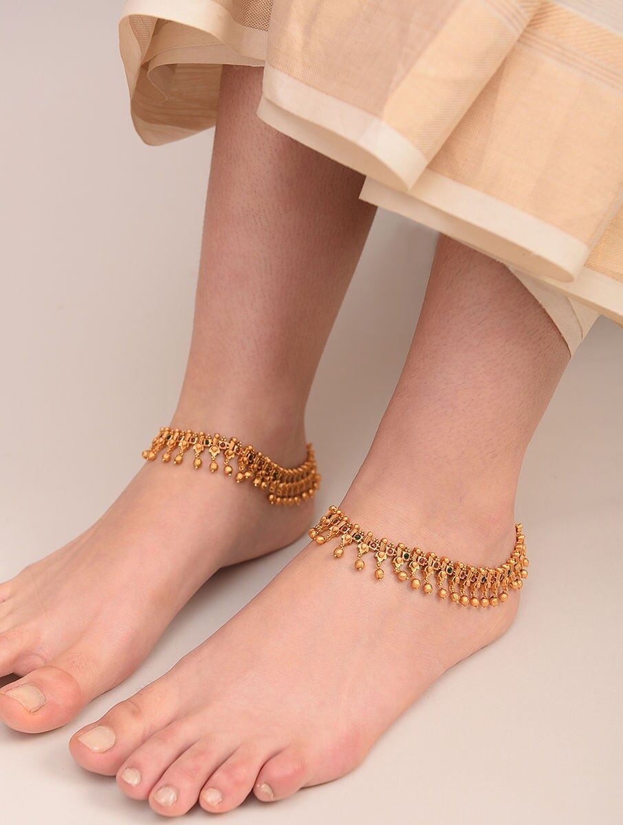 brass anklets