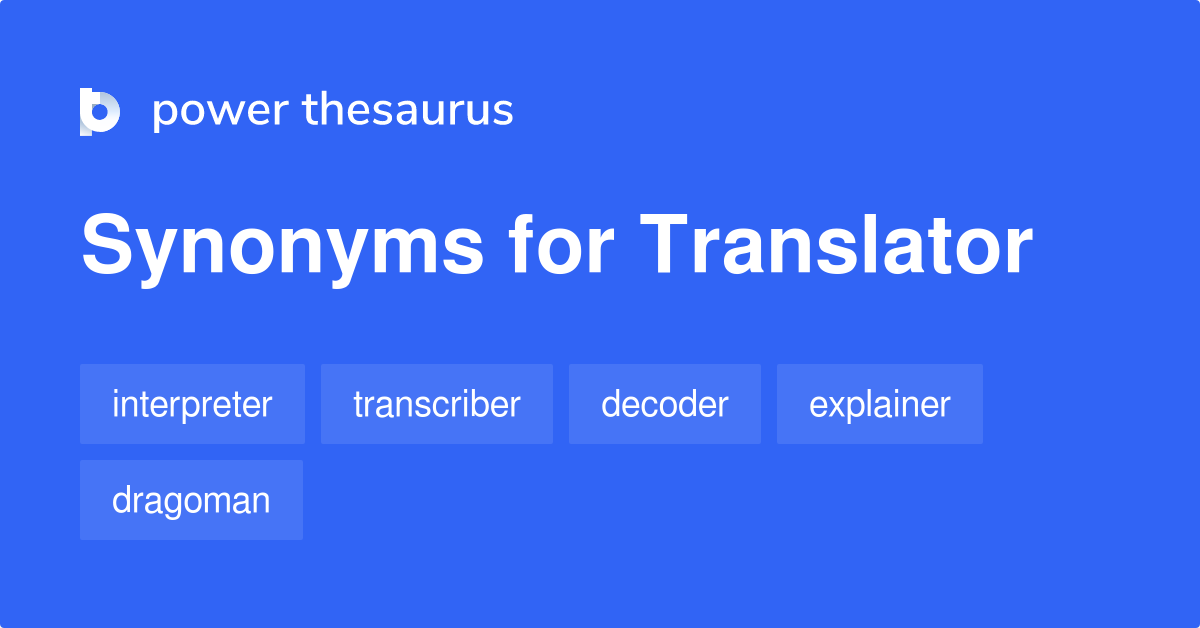 synonym translator