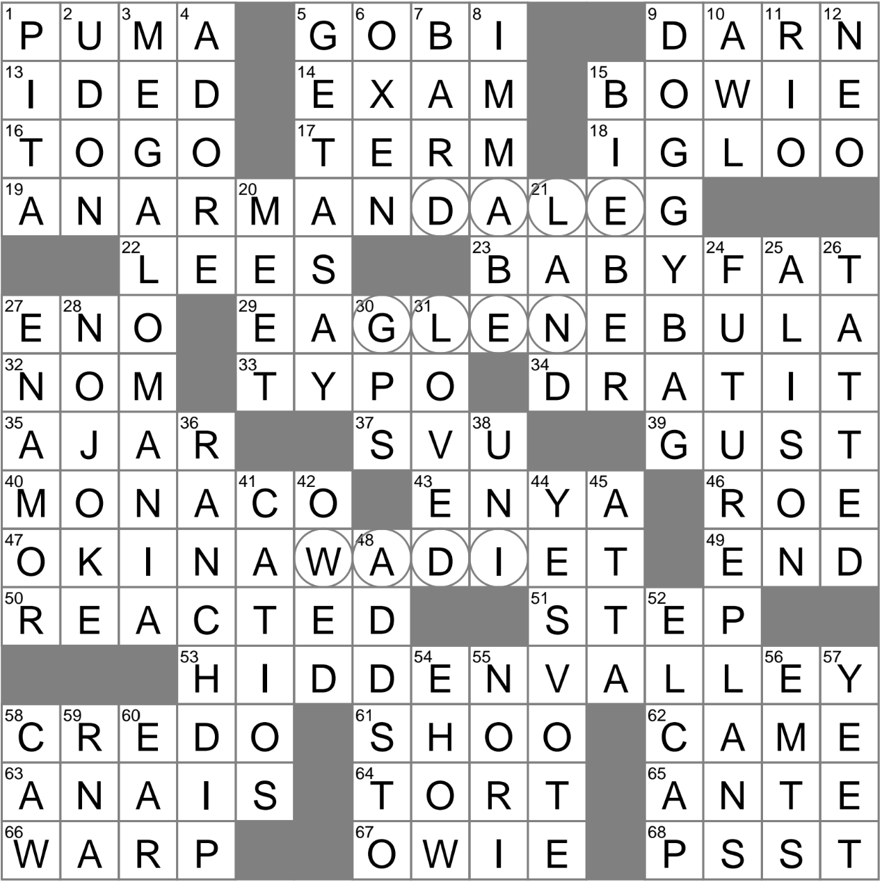 west coast gas brand nyt crossword