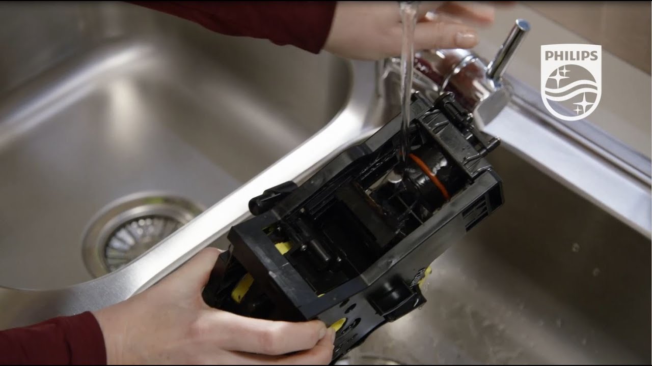 how to clean a philips coffee machine