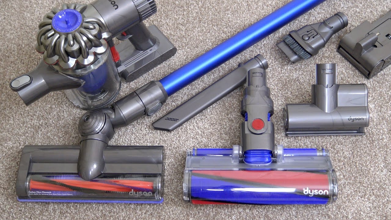 dyson v6 fluffy cordless vacuum cleaner