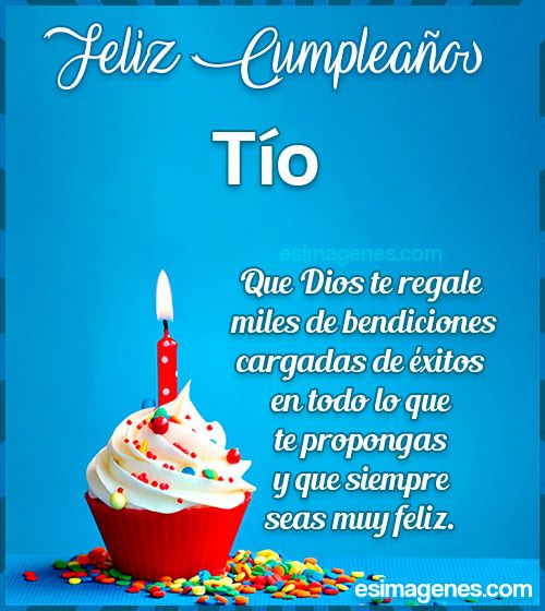 tarjetas feliz cumpleaños tio