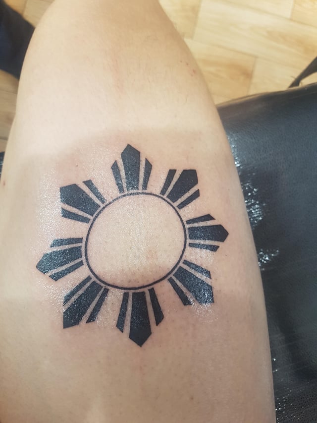 filipino tattoo sun