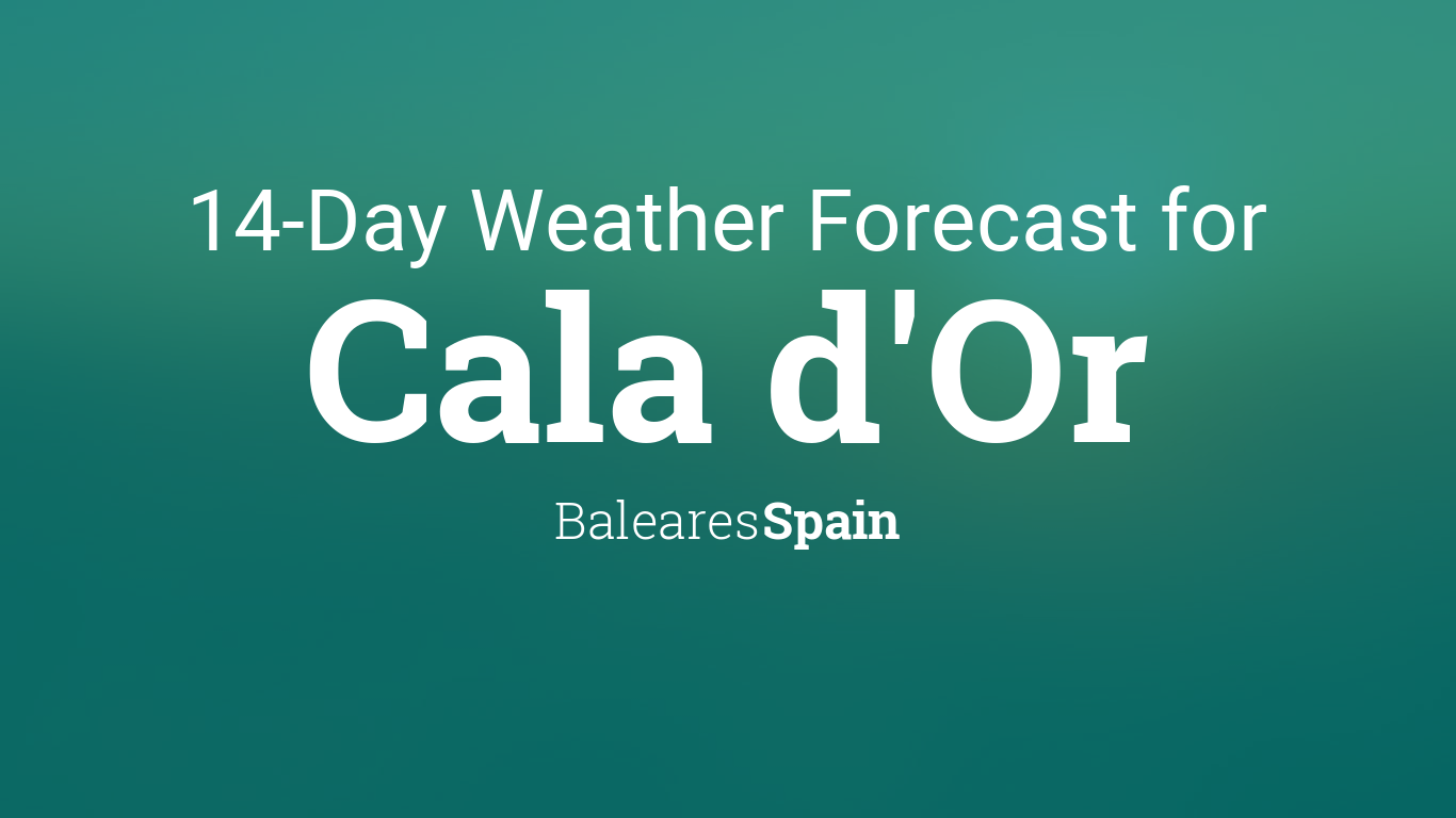 weather for cala dor next 25 days