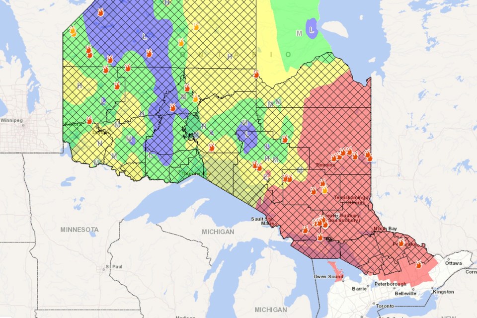 ontario fires update