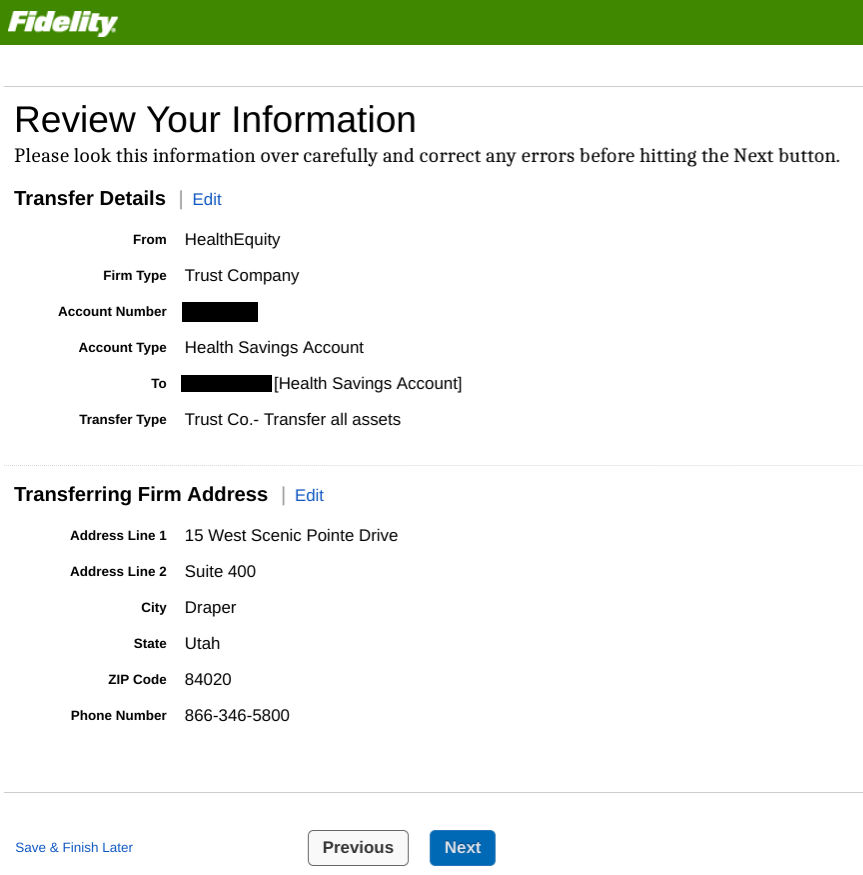 fidelity hsa routing number