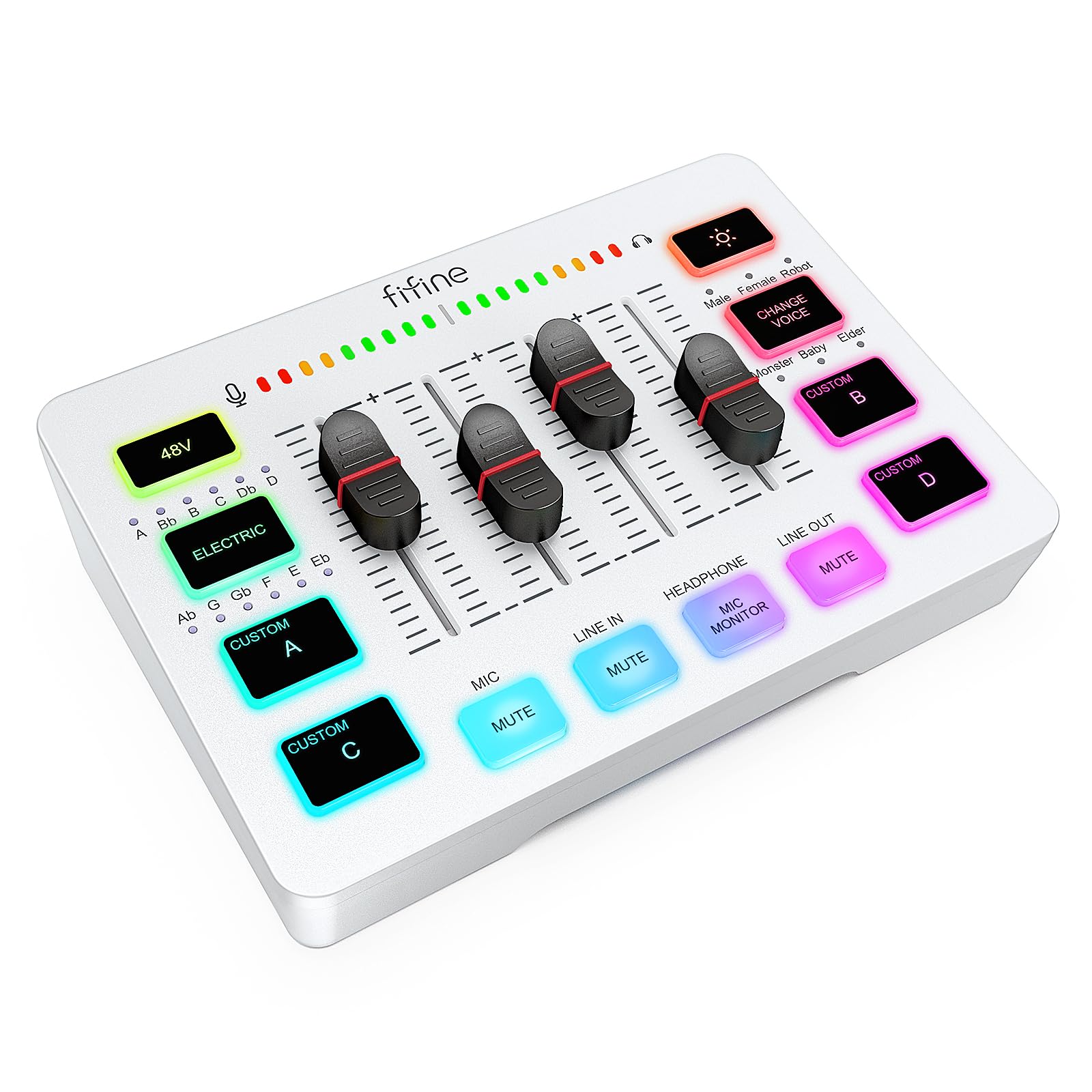 fifine gaming audio mixer