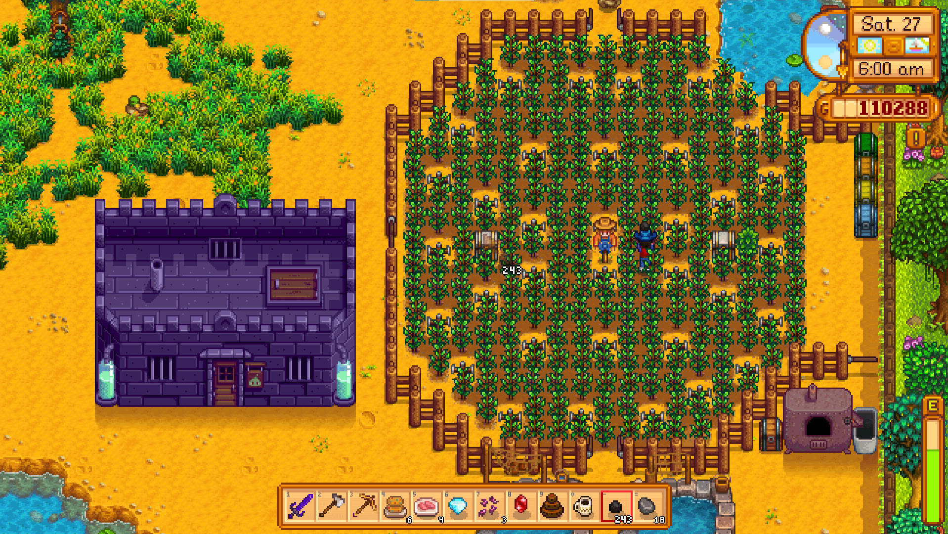 stardew valley quality sprinkler layout