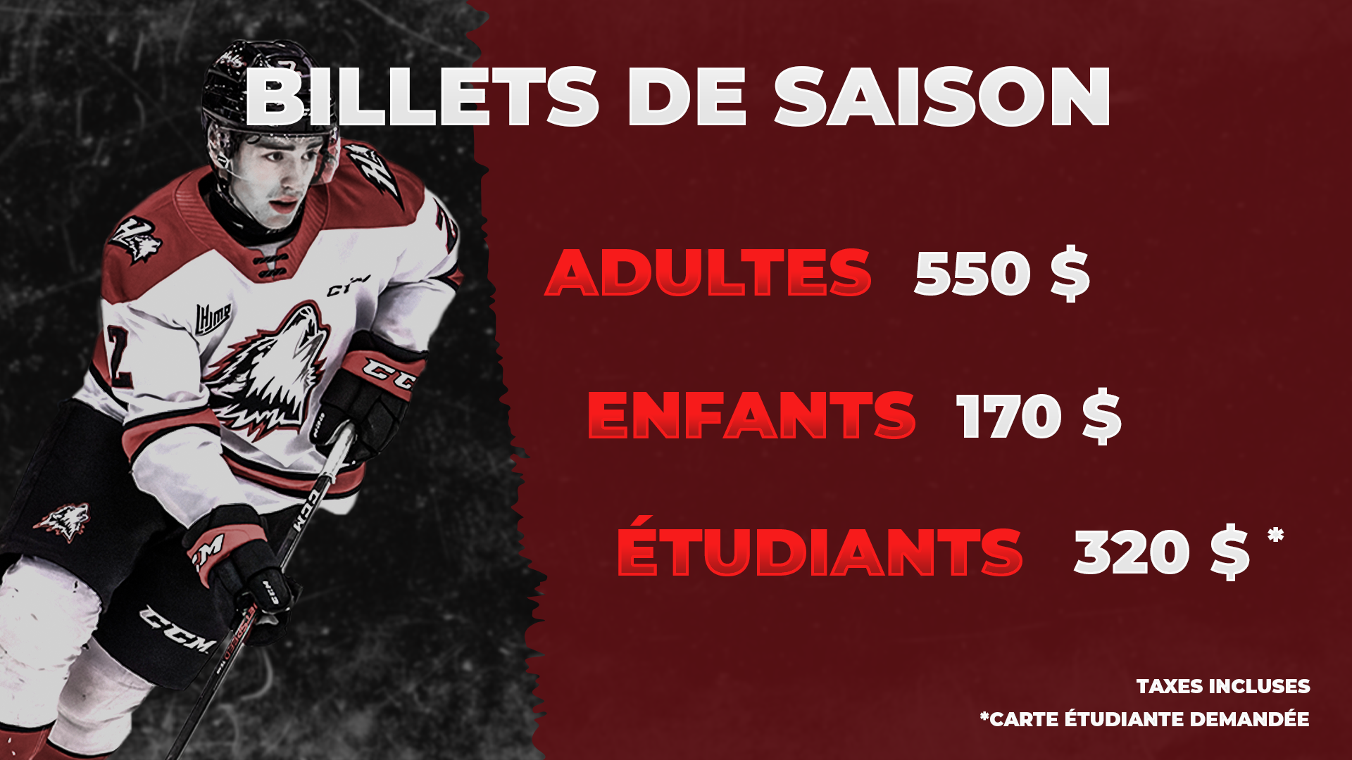 billetterie huskies