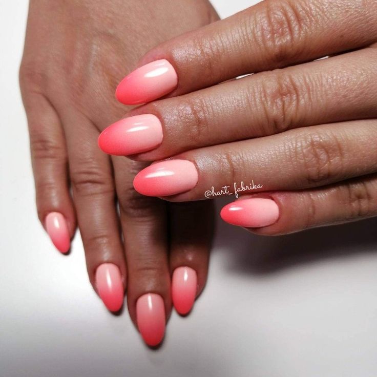 summer ombre gel nails