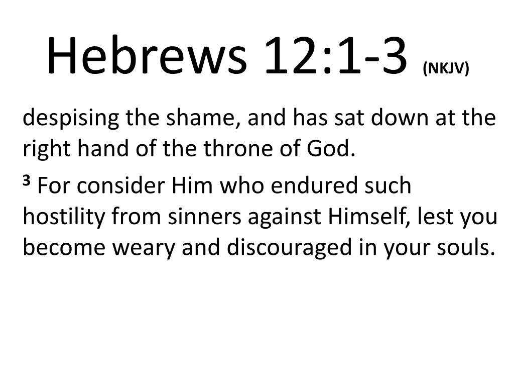 hebrews 3 nkjv