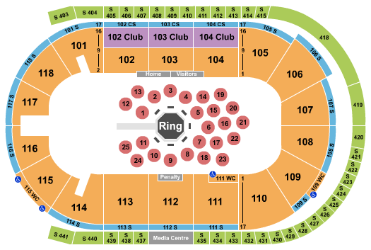 leons centre seating chart