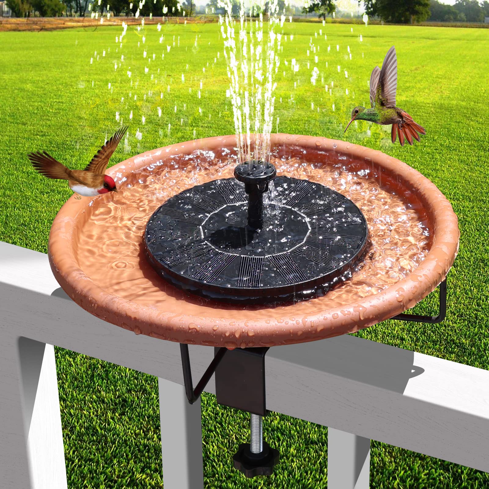 solar powered water fountain pump