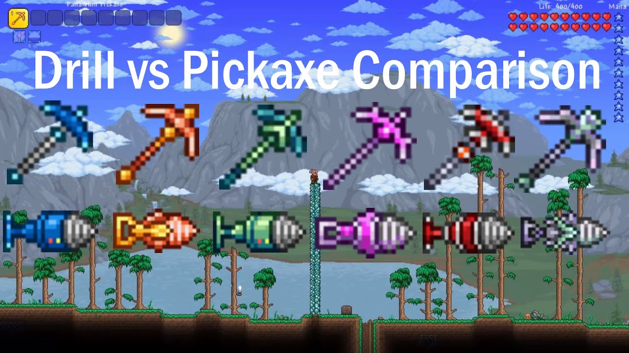 drills in terraria