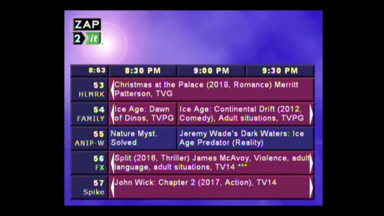 zap2it tv guide listings