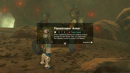 fireproof armor botw