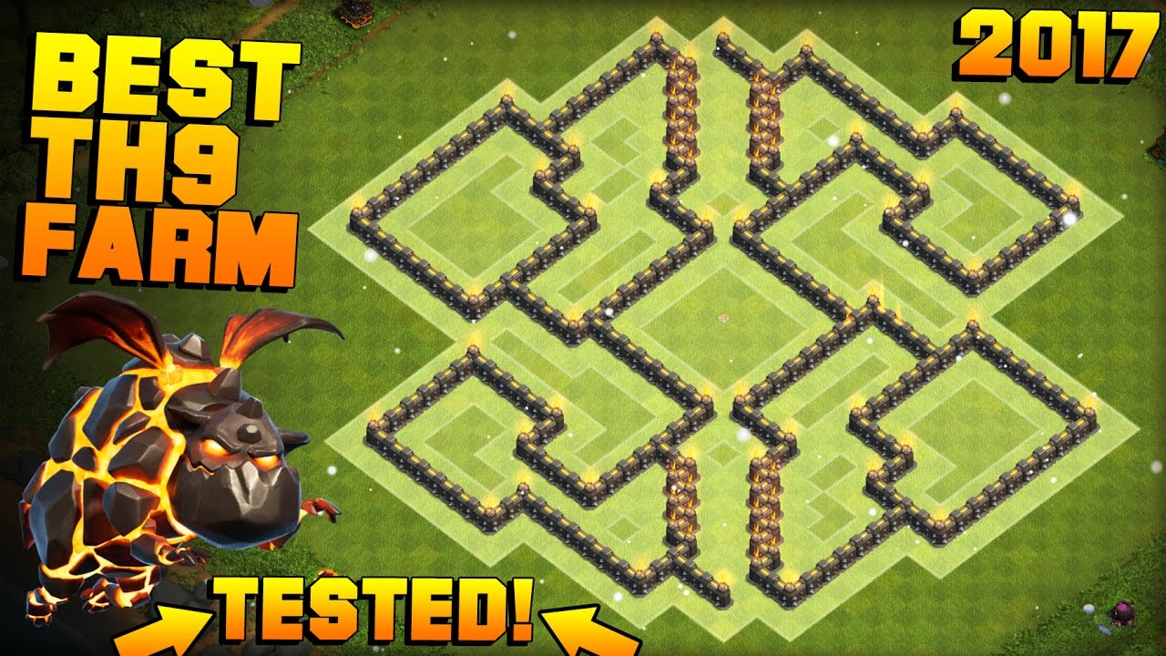 coc bases th9