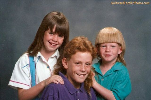 80s awkward family photos