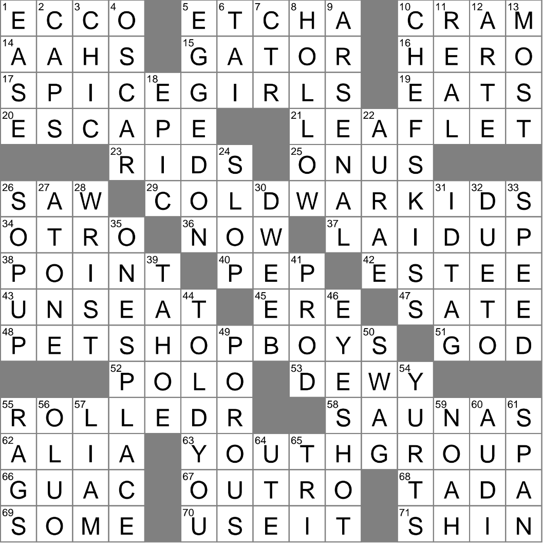 religious leader crossword clue