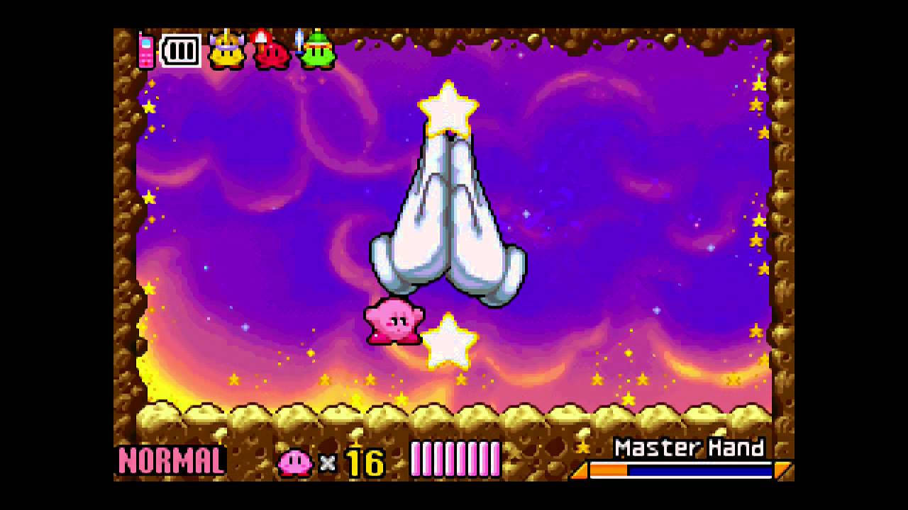 kirby and the amazing mirror master hand