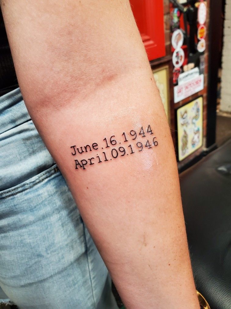 unique birthday tattoos