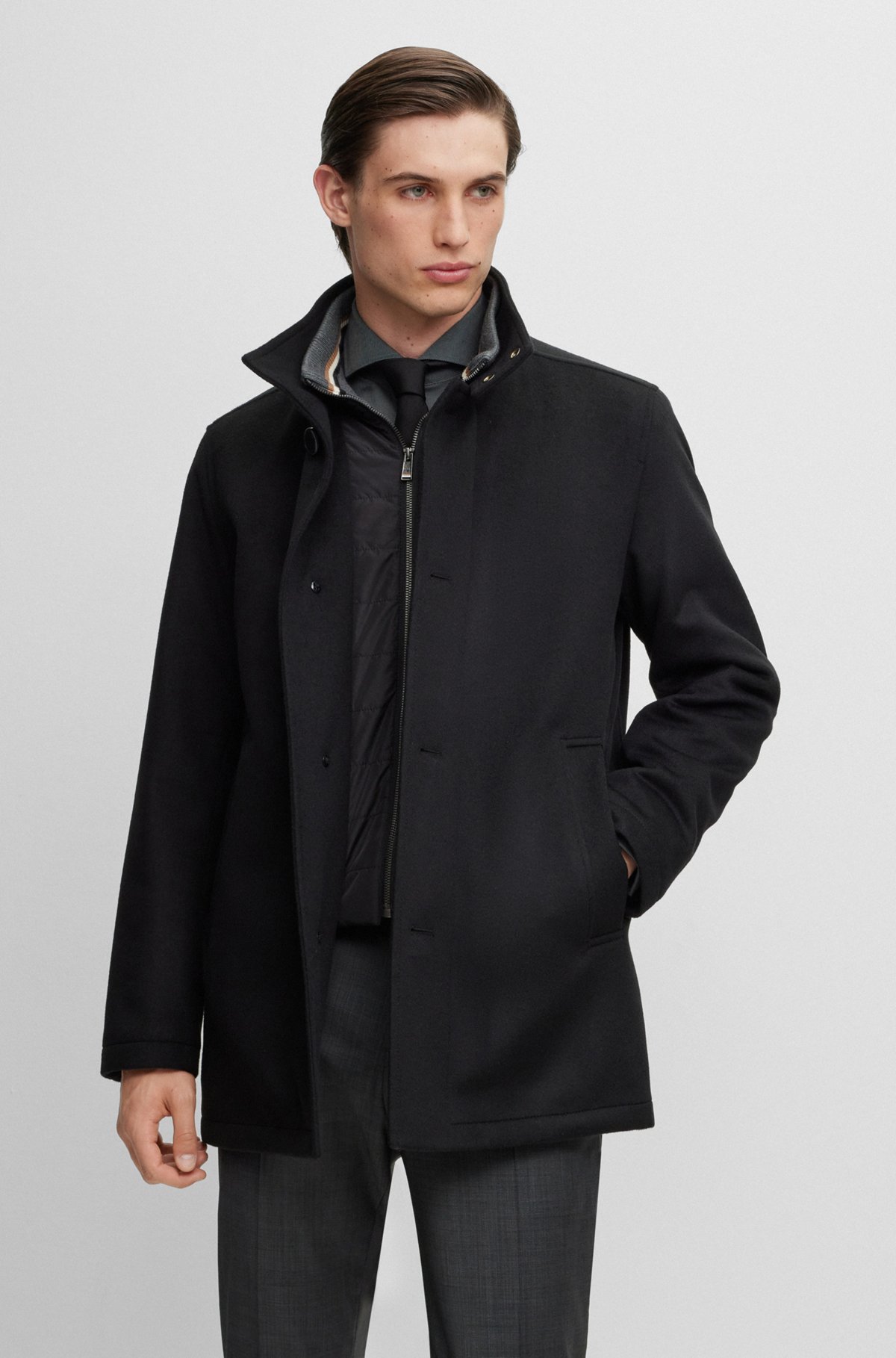 hugo boss mens coats and jackets