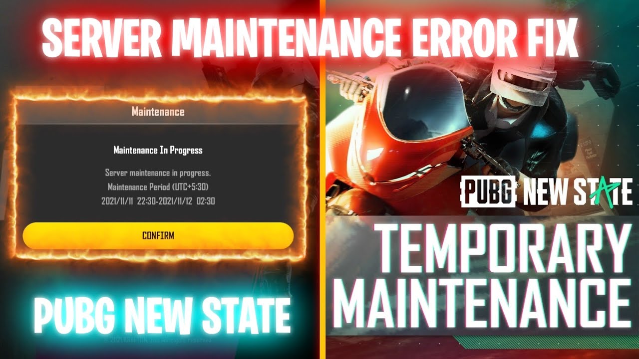 server maintenance pubg