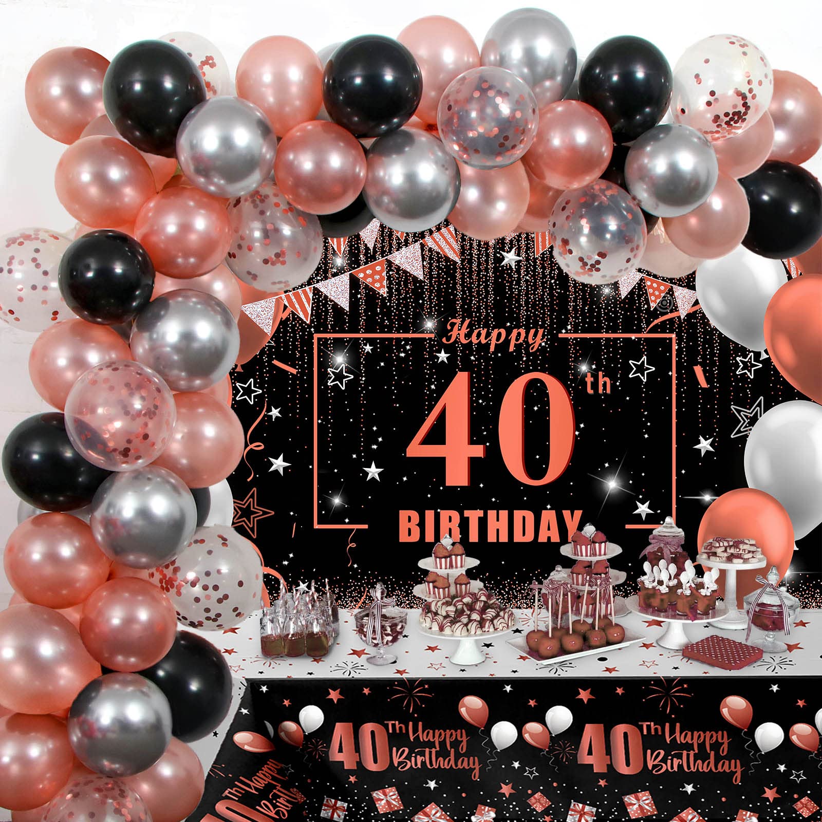 decorating for a 40th birthday party