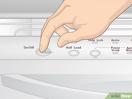 how to turn off half load on bosch dishwasher