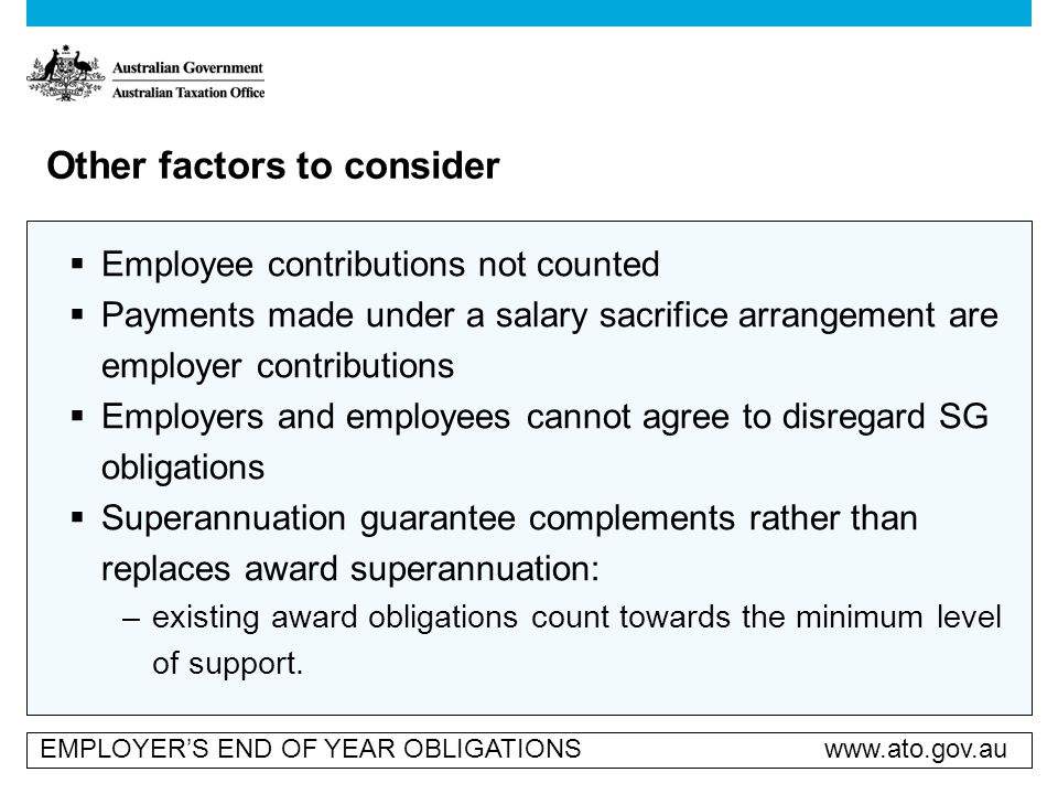 australian taxation office salary sacrifice