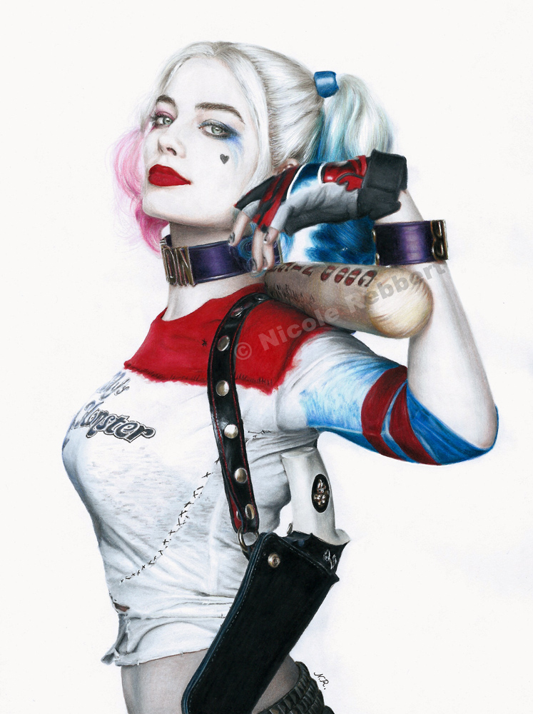 harley quinn drawing