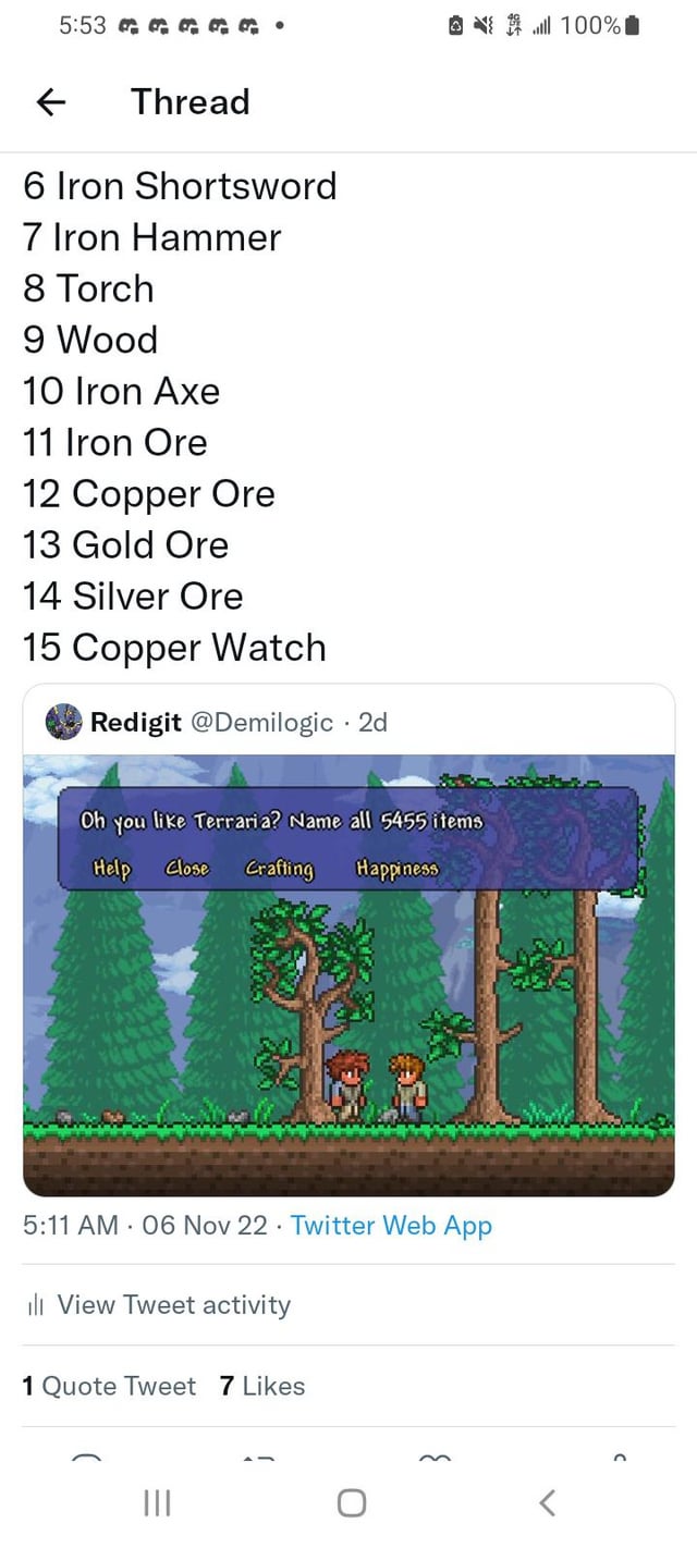 terraria all item ids