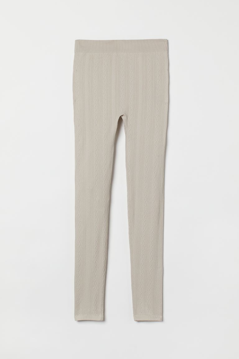 ribbed leggings h&m