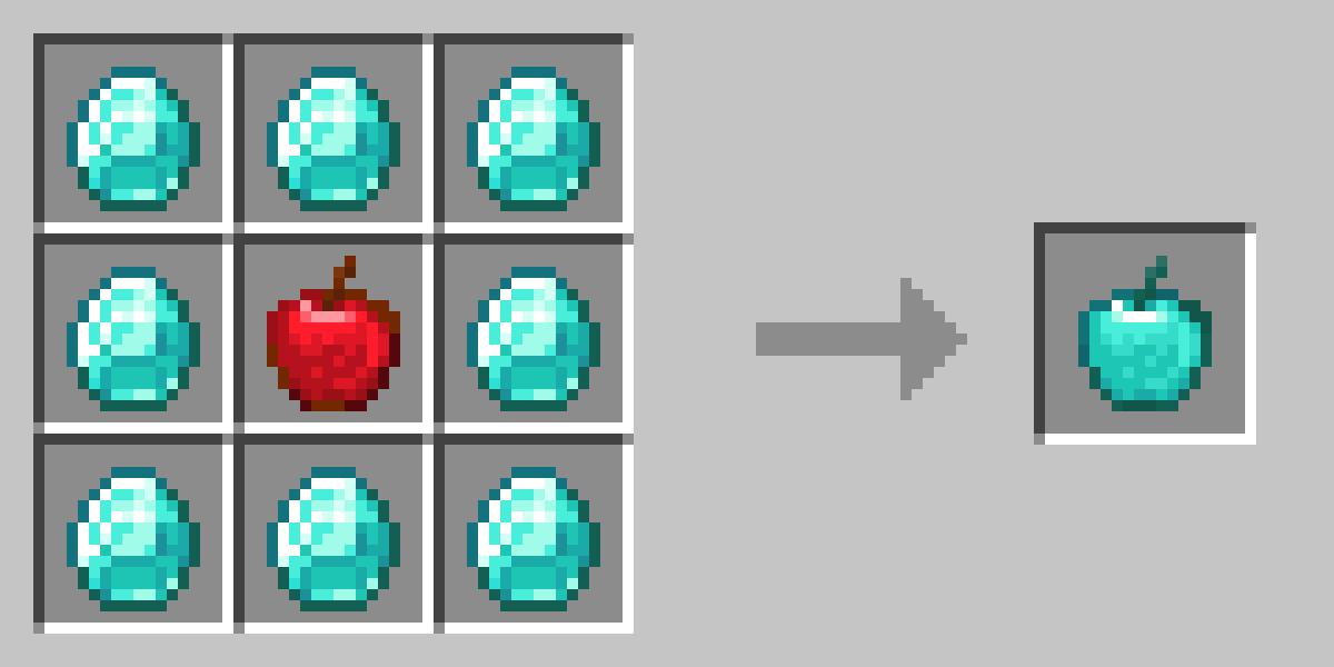 minecraft diamond apple