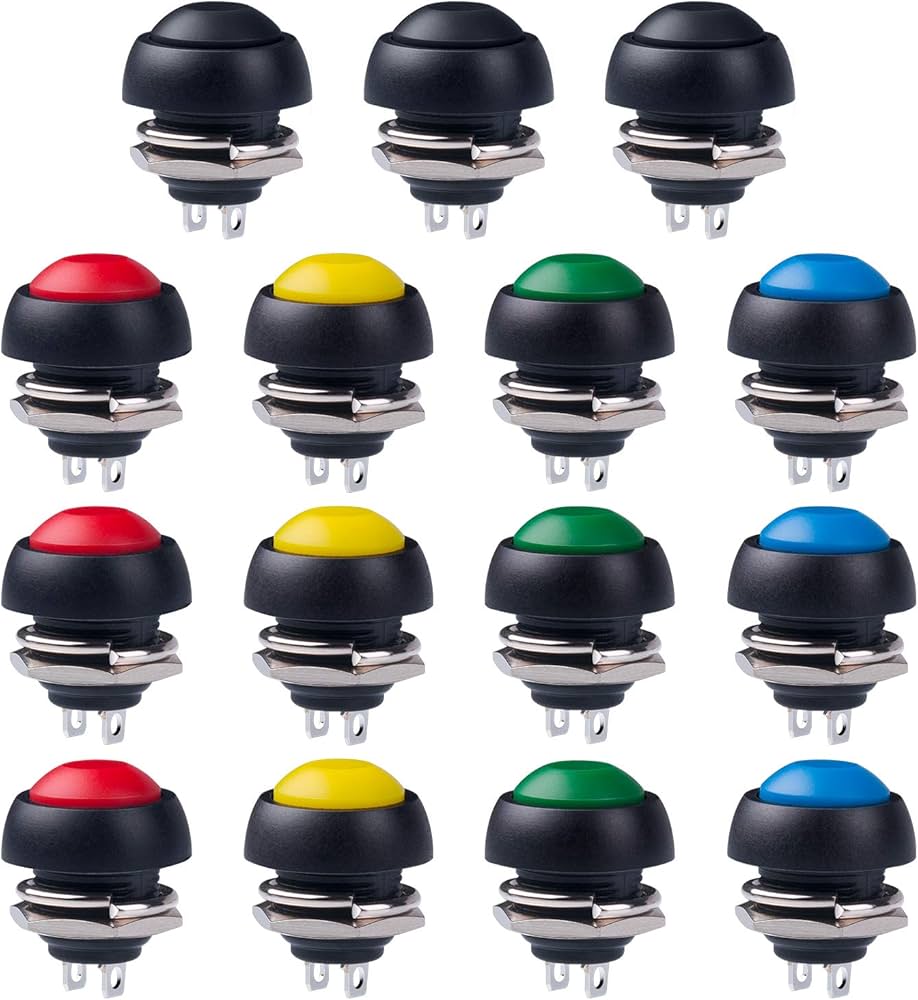 waterproof momentary push button switch