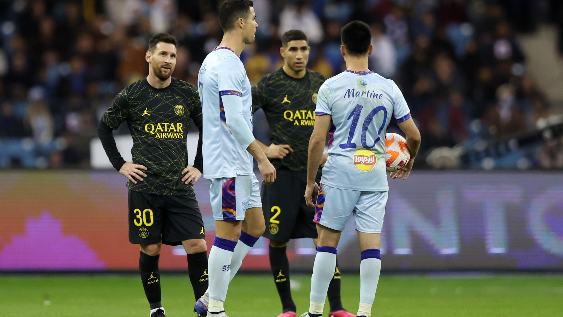 paris saint-germain f.c. vs al-nassr lineups