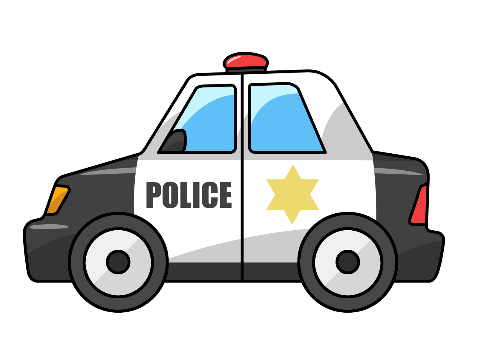 police car clipart