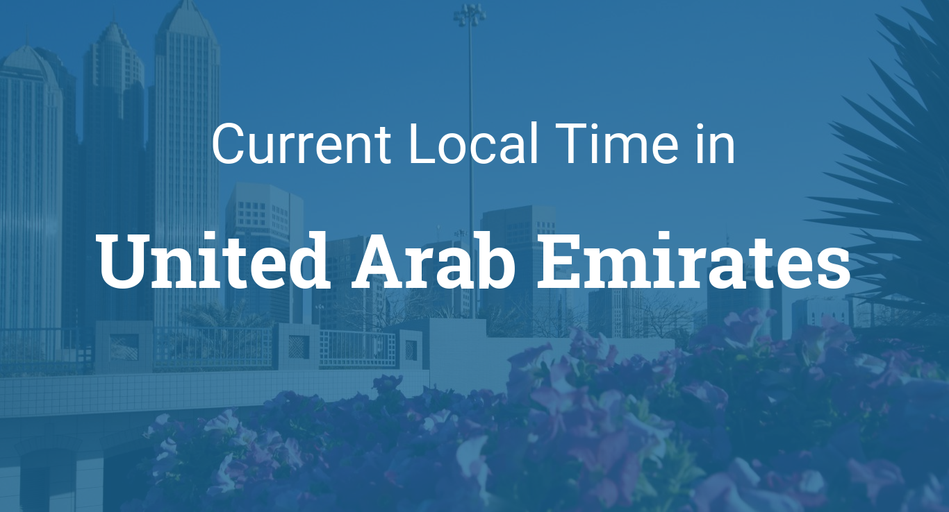 time now in the uae