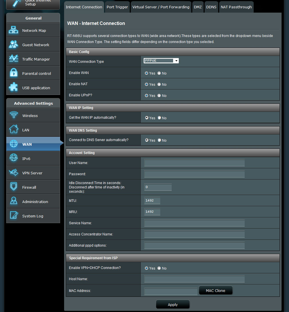 rt n66u ip address