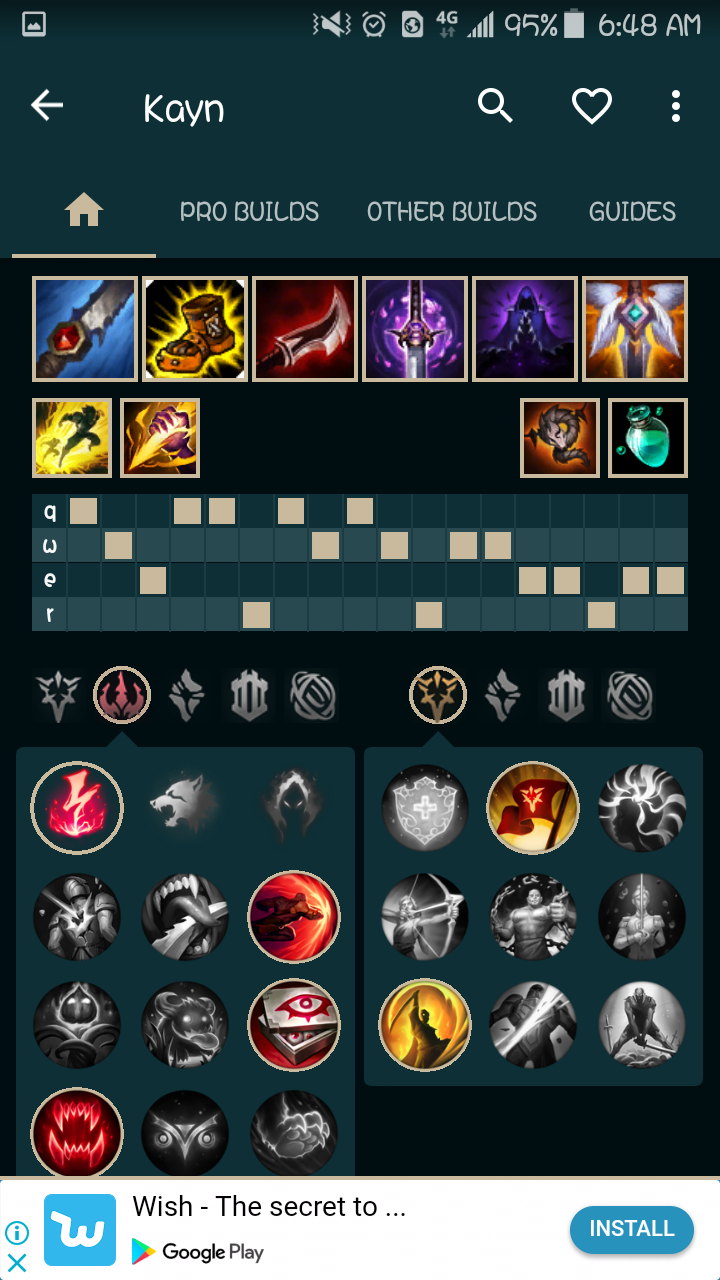 kayn jungle build