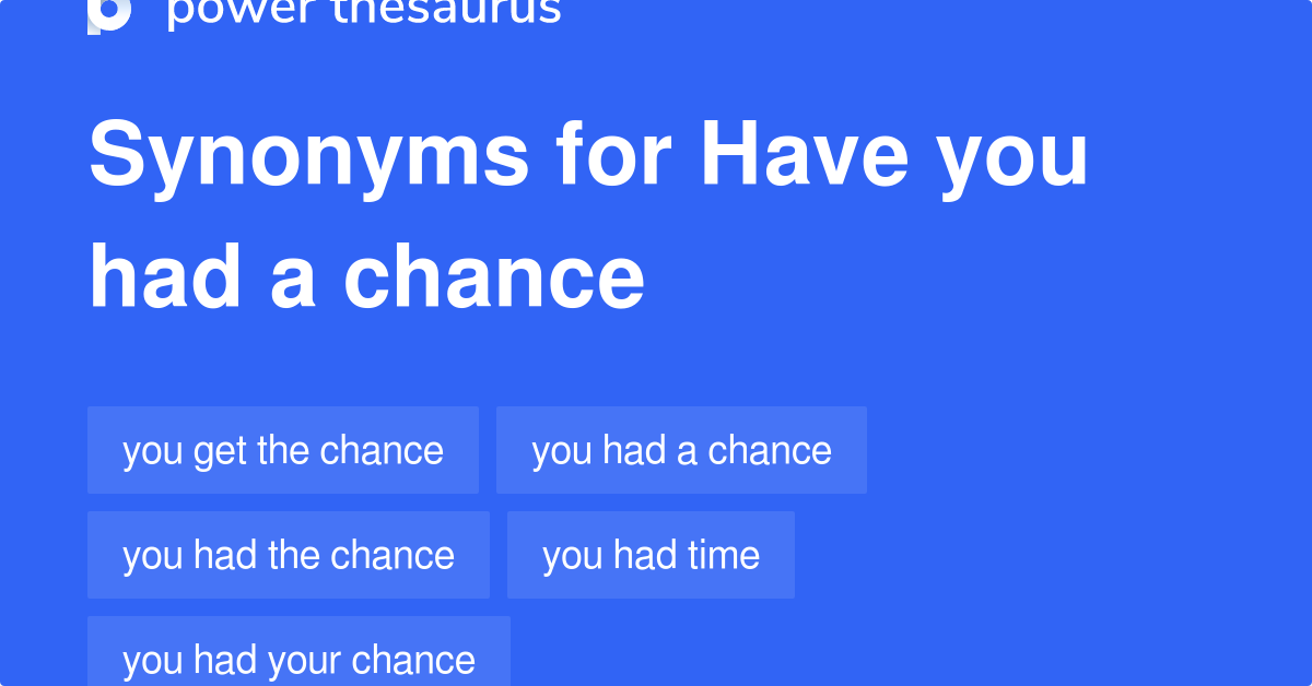 second chance synonym