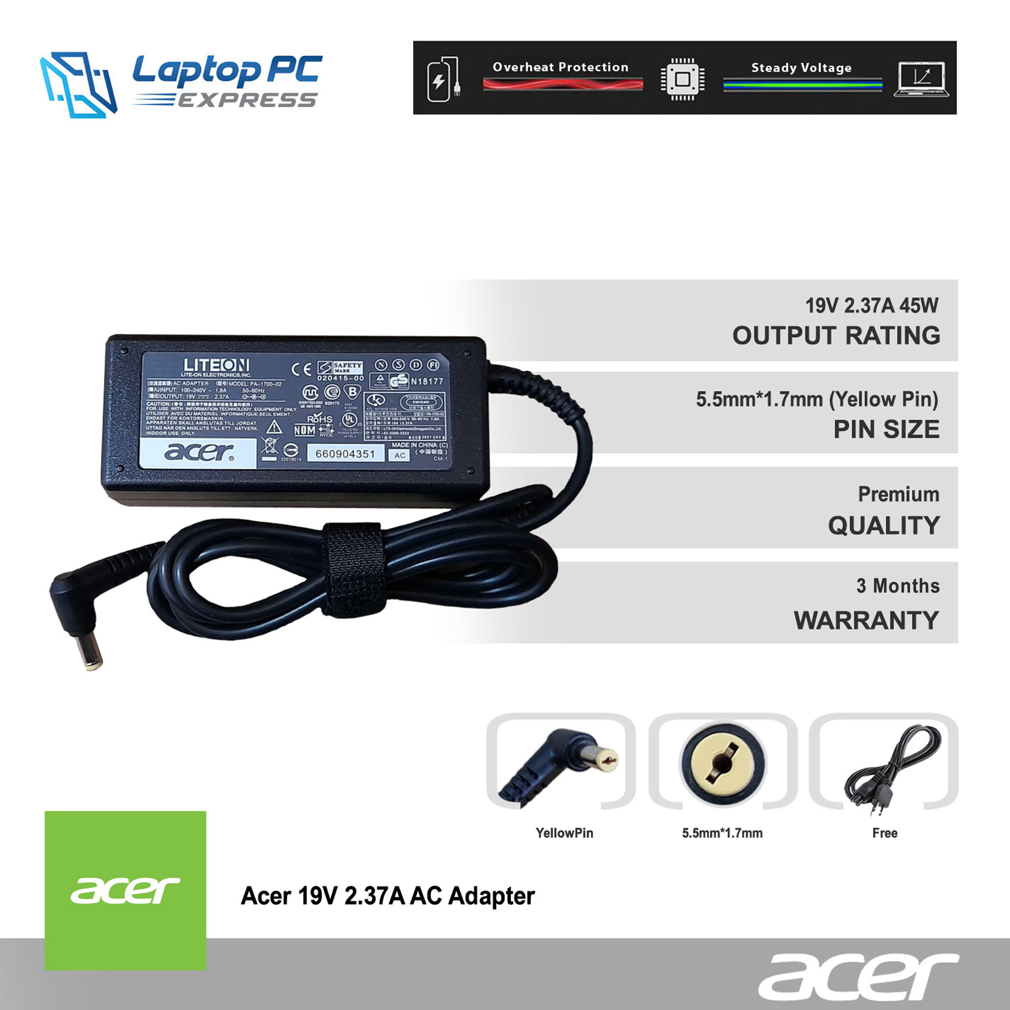 acer aspire 5 charger