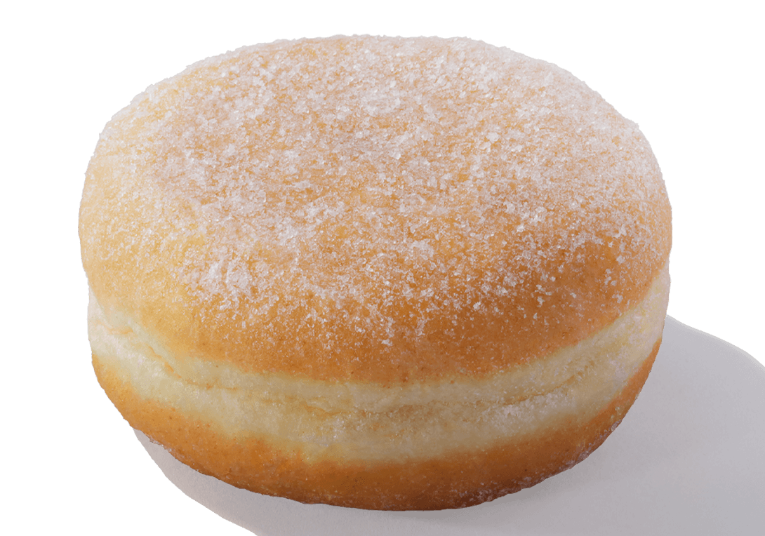 how many calories are in a jam doughnut