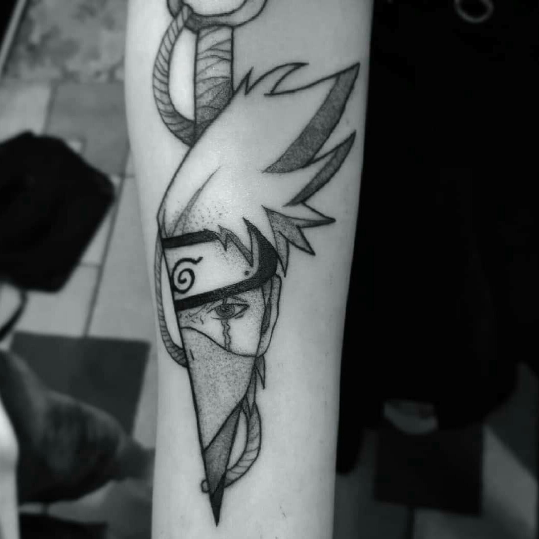 kakashi tatuaje