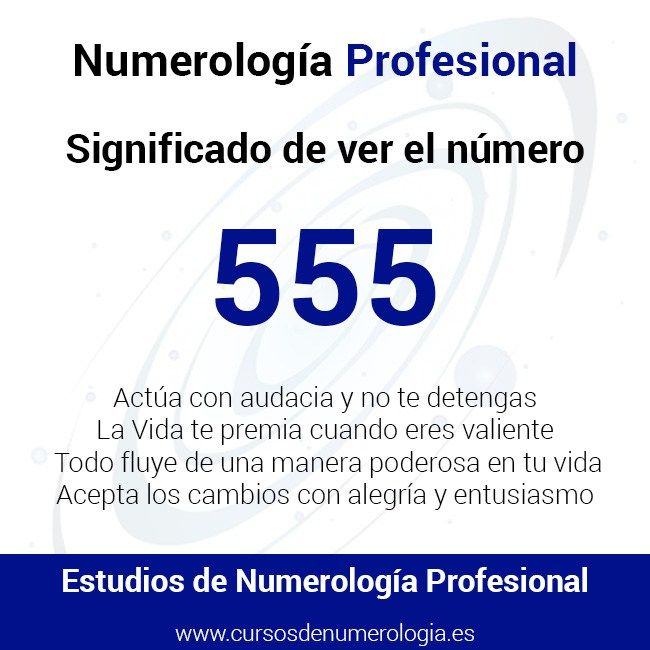 555 número angelical