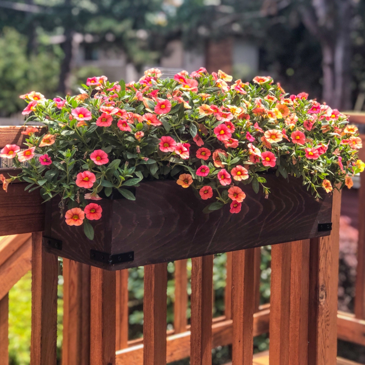 handrail planters