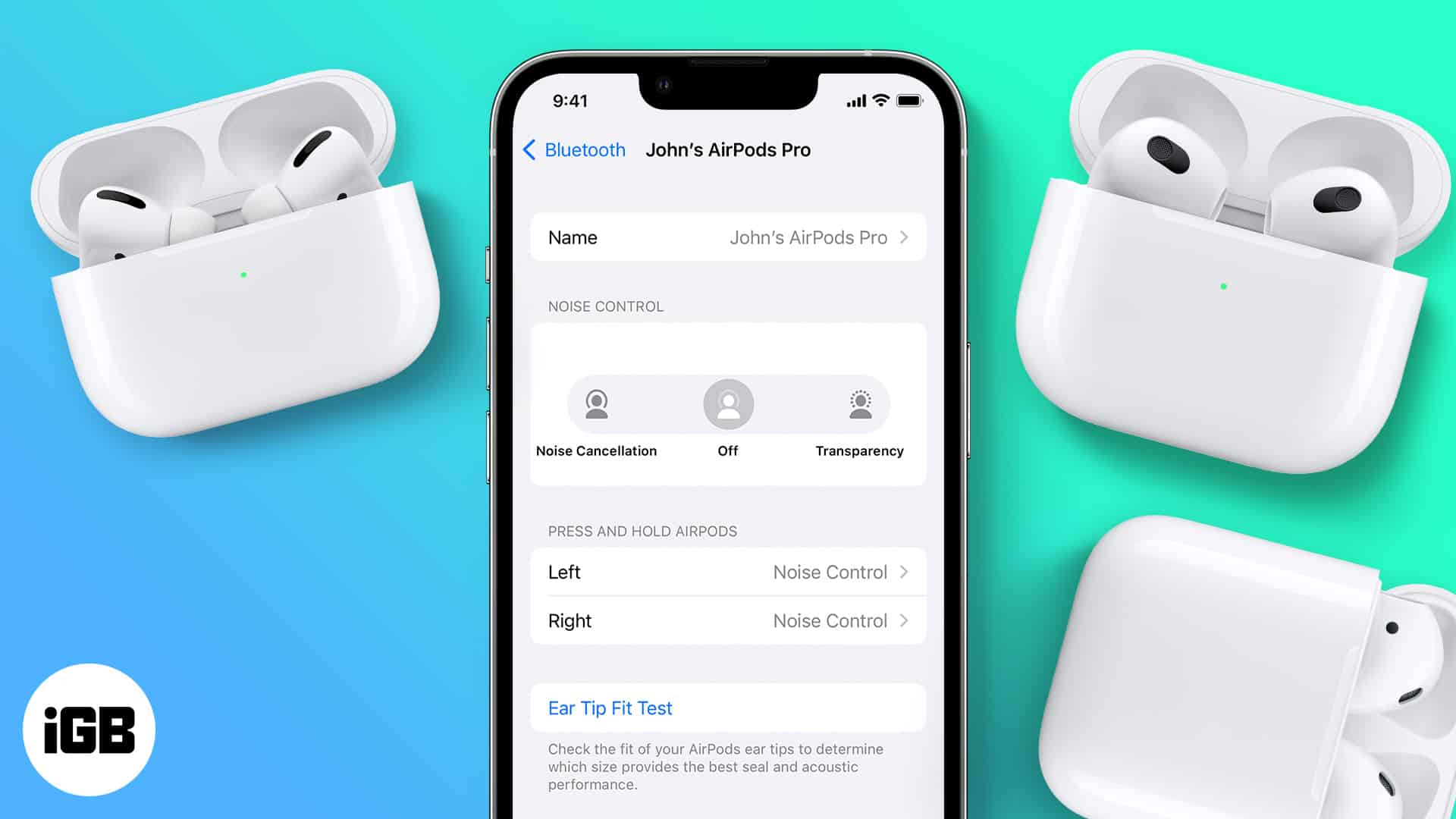 how to change airpods settings