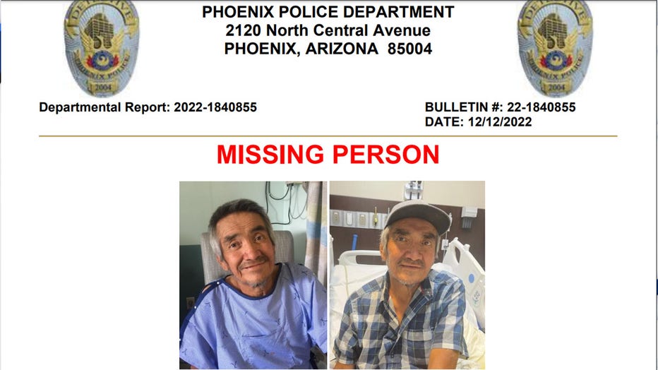 phoenix arizona missing persons